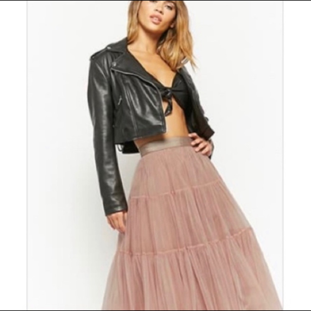 HYFVE Tiered Tulle Midi skirt